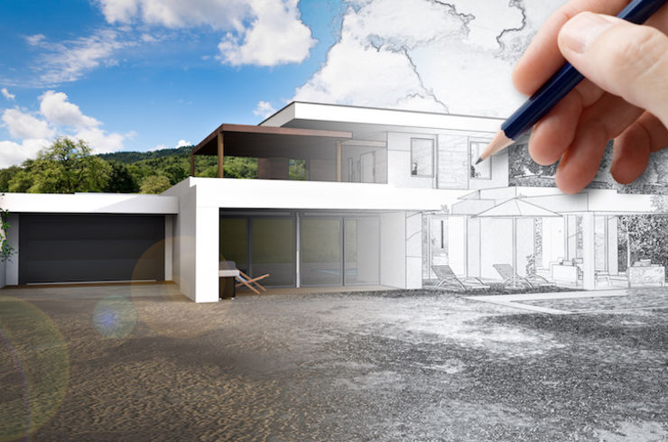 一戸建ての絵